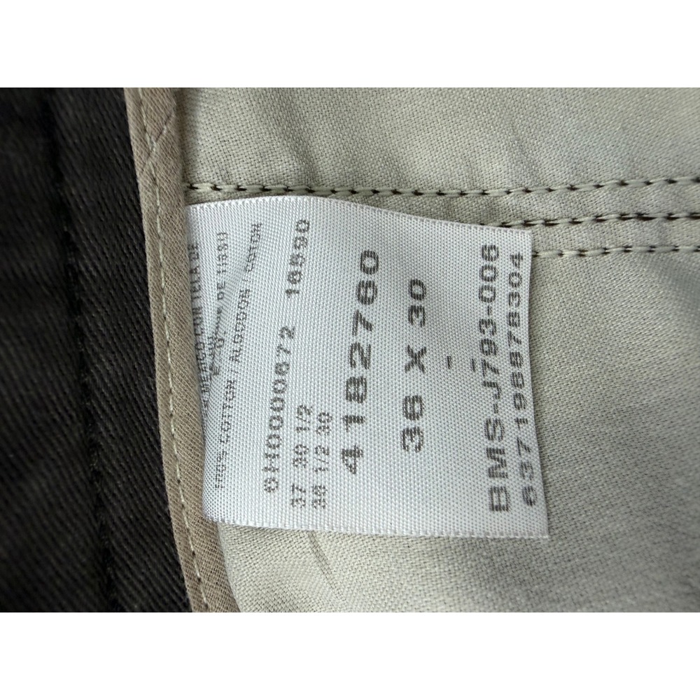 Lee Performance Khakis Mens Charcoal Gray Brown Flat Front Cotton Pants 36x30 - Picture 9 of 10